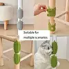 Rascador Autolimpiador para Gatos de Goma - Montable en Pared y Patas de Mesa, Cerdas Flexibles, Herramienta de Masaje y Eliminación de Pelo para Mascotas No Eléctrica