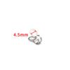 Hebilla de Hueso con Cuentas de Acero Inoxidable Hebilla de Cadena de Cuentas Accesorios de Joyería Cadena para Teléfono Móvil DIY Cadena para Pantalones Cadena para Bolsos Hebilla de Conexión de Moda Personalizada