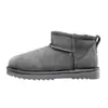 Botas de Nieve Forradas de Polar para Mujer para Uso en Exteriores, Botines Cortos de Invierno para Hombre de Suela Gruesa de la Aldea Shangpo, Zapatos de Algodón Engrosados Antideslizantes