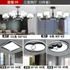 Iluminación protectora de espectro completo, araña de cristal grande y lujosa para sala de estar y comedor, elegante luz de techo inteligente, jade de cristal