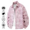 Jaqueta Masculina Juvenil Americana Roupa de Trabalho Pesada Camisa Casual Fashion Jaqueta Transfronteiriça plus size Jaqueta Dopamina