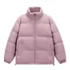 241066 Chaquetas Acolchadas de Algodón Nuevas de Invierno para Hombres y Mujeres, Chaquetas Oxford Pequeñas, Chaquetas Acolchadas de Algodón, Estilo Corto con Cuello Alto