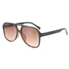 Nuevas Gafas de Sol de Doble Puente con Montura Grande Transfronterizas Europeas y Americanas Gafas Multicolores de Moda Ins para Hombres Gafas de Sol de Moda Retro para Mujeres