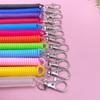 Cuerda de plástico para teléfono, cuerda de resorte de color, cuerda antipérdida, cuerda elástica telescópica, llavero, cuerda para teléfono móvil, cadena de resorte