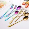 Amazon Set Portátil de Cubiertos de 7 Piezas Acero Inoxidable 304 Popote Cuchillo Occidental Tenedor Palillos Kit de Vajilla para Exteriores