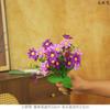 Flores Artificiais Pequeno Buquê de Crisântemo Selvagem, Buquê de Mesa de Centro de Mesa de Crisântemo Orquídea, Flor de Mão para Dança Caixa de Presente com Flores Caixa de Flores com Flores