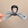 Pinza para el cabello de lujo de alta gama en color marrón, tamaño grande nuevo para cabello grueso, pinza de tiburón para recogidos en la parte posterior de la cabeza, accesorio para el cabello de uso diario