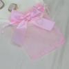 Saco de malha em estoque saco de presente por atacado saco de armazenamento de organza saco de presente translúcido saco de fio de arco doce
