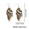 Brincos de Franja com Contas Artesanais Estilo Boho Retrô para Mulheres, Brincos Longos de Luxo Leve e de Alta Qualidade, Acessórios Versáteis