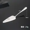 Pá para Bolo de Aço Inoxidável Faca para Sobremesa de Aniversário Pá para Queijo Serrilhada Utensílios de Cozinha Domésticos Pá Faca Triangular para Pizza Ferramentas de Confeitaria