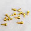1:12 Casas de Muñecas Mini Muebles Accesorios para Puertas Cajón DIY Manija de Perla Burbuja Dorada 12 Piezas 1 Paquete