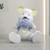 Estilo Crema Oso Violento Adornos para Sala de Estar Gabinete de TV Dormitorio Gabinete de Vino Decoración Escritorio Hogar Fortuna Regalo de Mudanza
