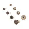 Prata de Lei 925 Acessórios DIY Atacado Prata Tailandesa Retrô Pequeno Lótus Pulseira Pingente Cordão de Mão Pingente de Contas de Cristal
