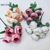 Simulação de flor de peônia grande, 7 arranjos florais de casamento de peônia real, layout de palco de estrada, decoração de casa, comércio exterior, atacado