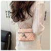 Bolso de Cubo Estilo Coreano Bolso de Mano de Verano para Mujer 2025 Nuevo Estilo Estilo Occidental Bolso de Cadena Rómbica Bolso Bandolera