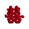 'Xi' Almofada Abraço Caractere Presente de Casamento Ornamento de Cabeceira Presente para Recém-Casados Presente para Pressionar a Cama Decoração de Cena de Sala de Estar Decoração de Quarto de Casamento Suprimentos