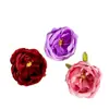 Flor de Austin Cabeza de Flor Artificial Flor Artificial Hecho a Mano Guirnalda DIY Accesorios Estilo Ins Floral Boda Ropa Decoración Flores Falsas Venta al por Mayor