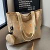 Bolsa de Lona de Gran Capacidad para Mujer 2026 Nueva Bolsa Tote para Viajes Diarios para Mujer Ins Estudiante Universitaria Bolso de Hombro para Clase