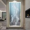 Pintura decorativa para varanda com tema de baleia, abstrata, de luxo, moderna, de alta qualidade, para parede de fundo da sala de estar, pintura mural no final do corredor