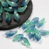 Liquidação: Pétalas de Flor de Vidro, Lótus 3D, Colher Grande em Forma de Lótus 11X23 Estilo Antigo Hanfu DIY Grampo de Cabelo Artesanal Acessório de Cabelo 9Ze