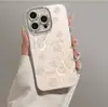 Funda de Teléfono de Hilo de Plumas Adecuada para iPhone 17, Apple 16 Pro Max, Alto Valor Estético, Película para Lente 15, Cubierta Nuevo Modelo 14/13