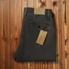 Pantalones Casuales Rectos Holgados para Hombre de Algodón Puro, Estilo Old Money, Sarga Lavada, Gruesos y Duraderos, para Otoño e Invierno