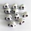 Venta al por mayor nueva publicación 10*12 mm acrílico calavera plástico cabeza de fantasma joyería accesorios con cuentas multicolor opcional