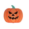 Novo Prendedor de Cabelo de Garra de Abóbora de Halloween, Prendedor de Cabeça de Fantasma de Maçã Podre Verde Tubarão, Prendedor de Rabo de Cavalo Estilo Punk, Acessórios de Cabelo Atacado