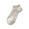 Meias Curtas Femininas para Primavera e Outono, Absorventes de Suor, Resistentes a Odores, Estilo Japonês Fofo, Modernas, Versáteis, Meias Curtas Finas para Primavera/Verão para Estudantes
