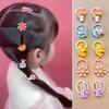 Goma para el Pelo para Niñas, Goma para Pelo de Bebé que No Daña el Cabello, Pequeño Accesorio para el Cabello del Tamaño de un Pulgar, Goma Elástica para el Pelo para Niñas Pequeñas, Lindo