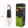 Nueva Lámpara de Camping Recargable Solar, Luz Ambiental, Lámpara Portátil Multifuncional de Tungsteno, Lámpara de Bulbo de Camping Retro para Exteriores