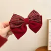Pinza para el pelo de niña pequeña León Danzante Hanfu Borla Año Nuevo Accesorio para el pelo Peluca Princesa Lazo Adorno para el pelo Pinza para el pelo de niños