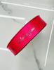 Cinta bronceada de 2,5 cm de ancho con letras inglesas, ramo, caja de regalo, lazo decorativo, bricolaje, hecho a mano