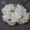 10 flores artificiales blancas para decoración de bodas, material floral, camino de boda, arco de flores, arreglo floral, ramo de techo