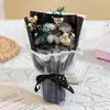 Día de San Valentín Nuevo Ramo Seco de Rosa de Jabón Azul Hielo y Gipsofila para Novio Esposa Regalo de Cumpleaños Venta al por Mayor
