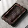 2025 Novo Estilo Bandeja de Chá Pequena Mesa de Chá Bandeja de Chá Sala de Estar Doméstico High-end Kung Fu Seco Borbulhante Armazenamento de Água Conjunto de Chá Drenante