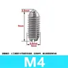 Tornillo de Cuentas de Vidrio Acero de Muelle Bola de Acero Tornillo de Fijación Bola de Posicionamiento Cabeza de Bola émbolo Cabeza Plana Onda Onda Mesón M3~M24