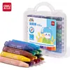 Pasteles al Óleo Deli en Caja de PP para Pintura Infantil, Lápices de Dibujo para Jardín de Infancia, Crayones para Arte Graffiti, Materiales de Papelería al por Mayor