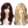 Direto da Fábrica Europeia e Americana novo peruca transfronteiriça feminina cabelo longo cacheado topo completo fibra química peruca para cabeça inteira em estoque atacado