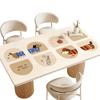 Mantel Impermeable y a Prueba de Aceite para Mesa de Comedor, No Lavable, Estilo Crema Anti-quemaduras Protector de Escritorio 2025 Nuevo Mantel de Mesa para Mesa de Café de Gama Alta