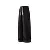 Pantalones Casuales de Verano para Hombre de Seda de Hielo Fina con Textura Plisada Tridimensional Plana de Fondo Blanco Pantalones Deportivos Rectos Kz044P50