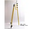 Suporte para Haste de Centragem de Estação Total GPS/RTK Haste de Medição de Prisma de Fibra de Carbono 2,3m 5m Tripé de Duas Pernas