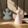 Zongbo Silicona Producto Nuevo DIY Pegamento de Cristal Alas de Ángel Estéreo Pegamento para Velas de Aromaterapia Moldes de Yeso para Adornos