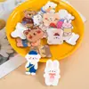 Broche infantil fofo de acrílico com emblema de urso, pingente para roupas infantis, bolsa, pin de joia pequena para meninos e meninas
