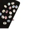 Nuevos Accesorios de Pedrería con Base Puntiaguda para Uñas Super Brillantes Famosos en Internet Huevo de Paloma Rosa Transparente Verde Champaña Uñas Iridiscentes Diamante Grande