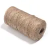 Etiqueta de cuerda de cáñamo fina línea de tiro decoración caja de regalo empaque cuerda de cáñamo fina línea especial para ropa DIY tejido a mano vintage cuerda de cáñamo tejida