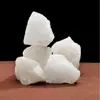 Algodón de Angola Blanco Blanco Natural Cristal Blanco Piedra Cruda Pieza Grande de Piedra Materia Prima Piedra Difusora de Aroma Decoración para Acuario Adorno