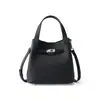 Bolso Canasta Nuevo Estilo para Viajes Diarios para Mujer, Bolso Cruzado de Gran Capacidad, Bolso de Mano de Cuero Genuino de Gama Alta de Nicho, Bolso Cubo