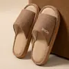 Chinelos de Linho Eva para Homens, Chinelos Silenciosos para Casa e Interior de Primavera e Outono, Tecido de Algodão e Linho para Todas as Estações, Novos Modelos 2026 de Chinelos para Mulheres, Verão