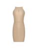 Nuevo Vestido Largo Elegante de Estilo Veraniego, Favorecedor de la Figura, Top sin Mangas de Punto de Lyocell con Cuello Halter para Mujer, Delgado Estilo Veraniego